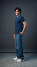 Navy Blue Basic T-Shirt — 230 GSM Cotton Sinker Plain Crew Neck Tee