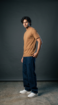 Camel Brown Basic T-Shirt | 230 GSM Premium Cotton Sinker