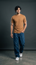 Camel Brown Basic T-Shirt | 230 GSM Premium Cotton Sinker