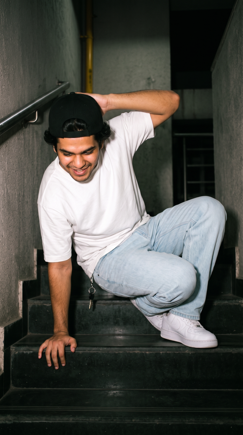 White Oversized T-Shirt — 240 GSM Cotton Terry Plain Drop Shoulder Tee