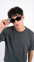 Charcoal Grey Oversized T-Shirt — 240 GSM Cotton Terry Plain Drop Shoulder Tee